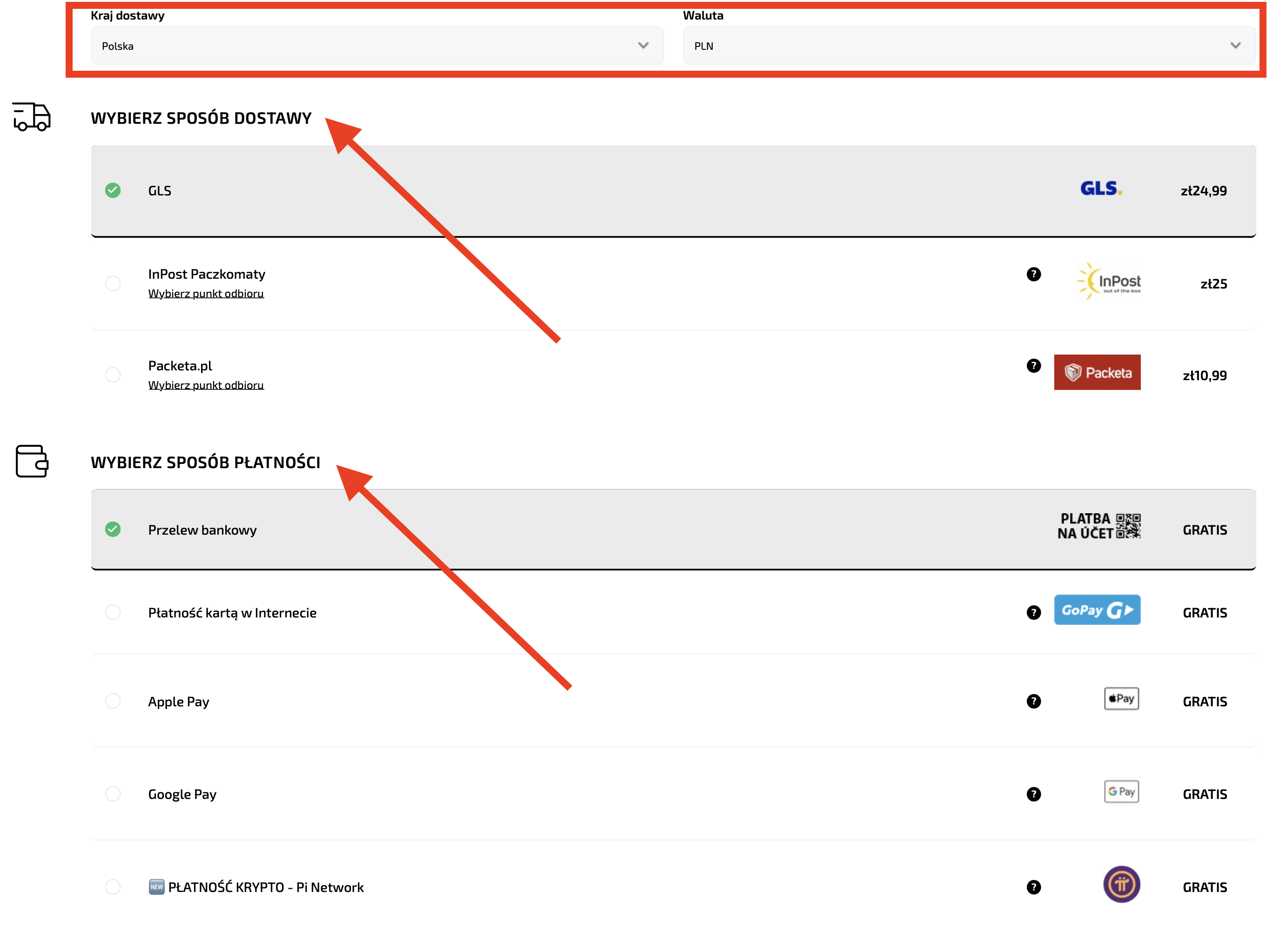 Dostawa i płatność